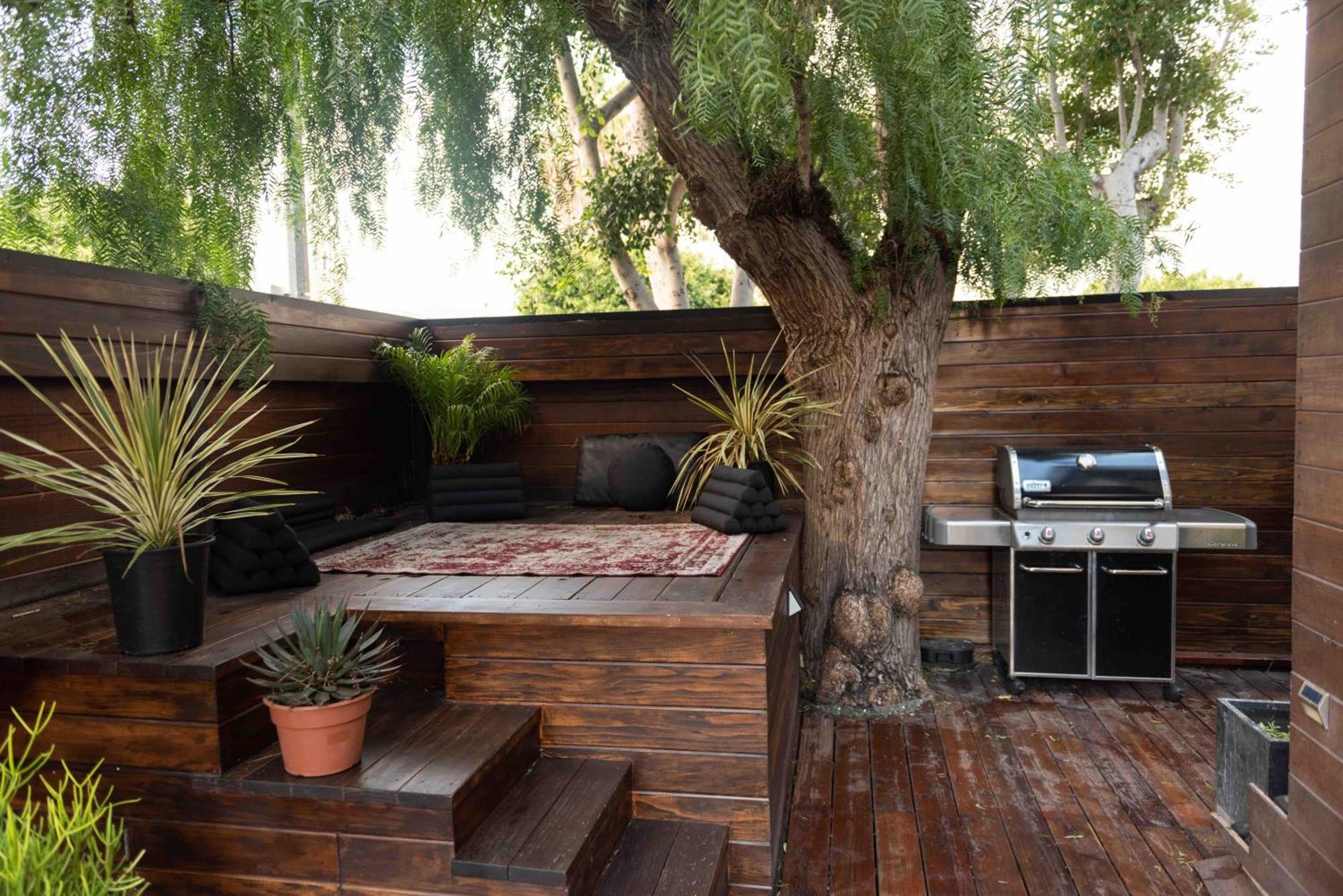 Venice Beach Studio With Large Private Patio Steps To The Beach Los Angeles Exterior photo
